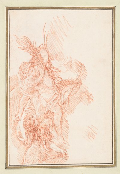 Figura con fronde e putto da Jean Robert Ango