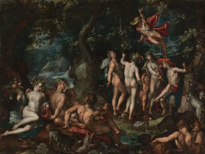 Il Giudizio di Paride da Joachim Wtewael or Utewael