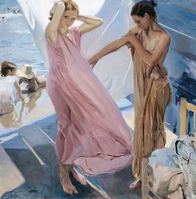 Dopo il bagno, Valencia da Joaquín Sorolla