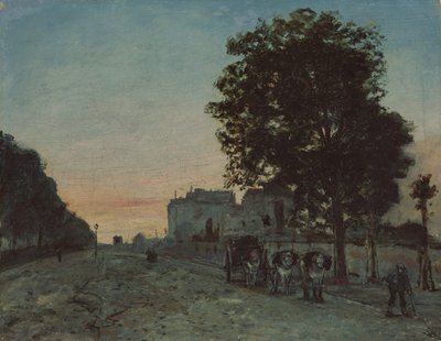 Le Boulevard Jourdan, Parigi da Johan Barthold Jongkind