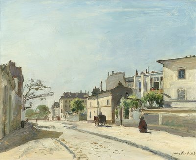 Rue Notre-Dame, Parigi. 1866 da Johan Barthold Jongkind