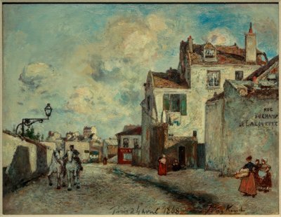 Rue du Champ-de-l’Alouette da Johan Barthold Jongkind