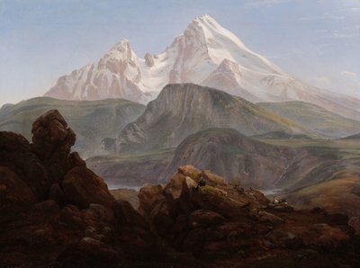 Il Watzmann da Johan Christian Dahl