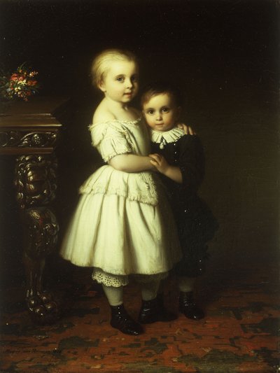 Amore fraterno, 1858 da Johann Georg Meyer