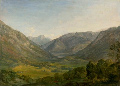 Valle montana (Zona vicino a Ruhpolding) da Johann Georg von Dillis