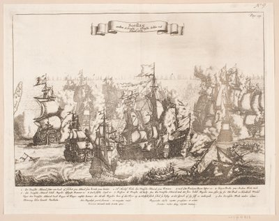 Battaglia navale a Øland, 1564 da Johann Husman