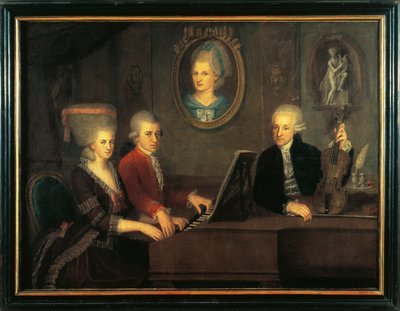 Austria, Salisburgo, Famiglia Mozart da Johann Nepomuk della Croce