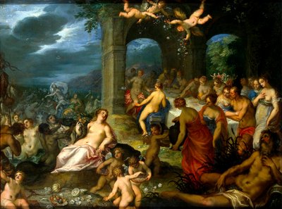 Festa degli Dei, 1600 da Johann Rottenhammer