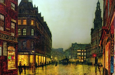 Boar Lane, Leeds da John Atkinson Grimshaw