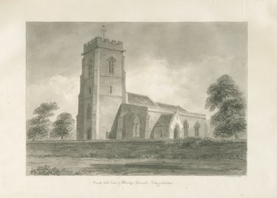 Chiesa di Aldridge (disegno a seppia) da John Buckler