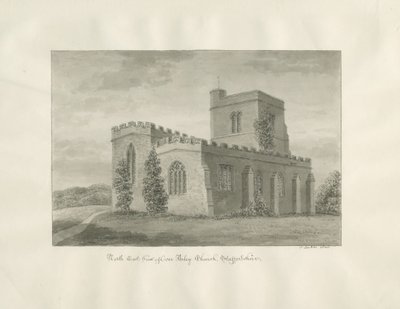 Chiesa di Arley: disegno a seppia, 1846 da John Buckler