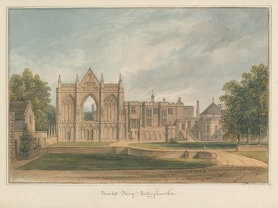 Nottinghamshire - Newsted Priory, 1826 da John Buckler