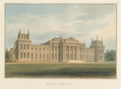 Oxfordshire - Bleinheim Palace, 1812 da John Buckler