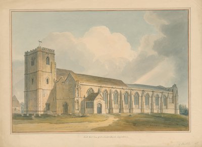 Oxfordshire - Chiesa di Dorchester, 1803 da John Buckler