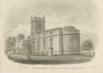 Chiesa di Shareshill da John Buckler