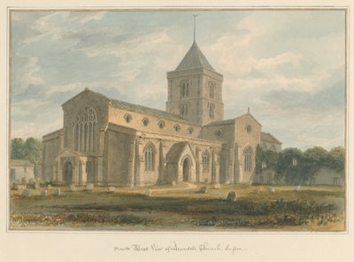 Sussex - Chiesa di Arundel, 1804 da John Buckler