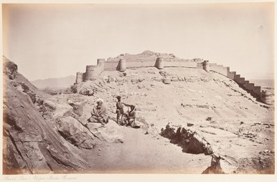 Facciata sud, Upper Bala Hissar, Kabul, 1879 da John Burke