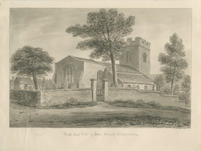 Chiesa di Alton (disegno a seppia, 1841) da John Chessell Buckler