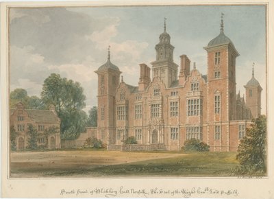 Norfolk - Blickling Hall, 1820 da John Chessell Buckler