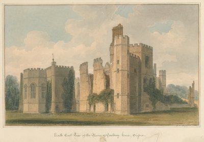 Sussex - Casa di Cowdray da John Chessell Buckler