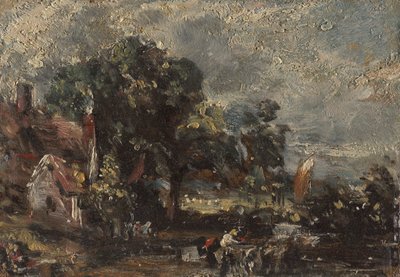 Schizzo per "Il carro di fieno" da John Constable