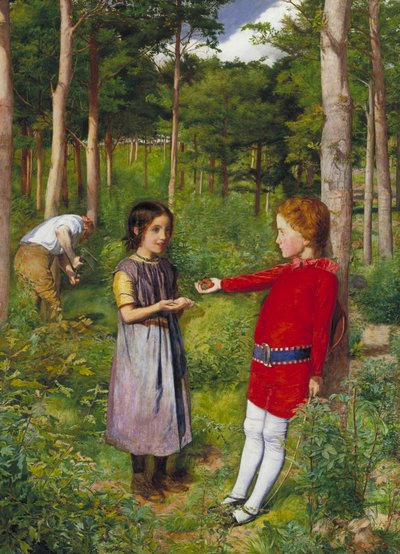 La figlia del boscaiolo da John Everett Millais