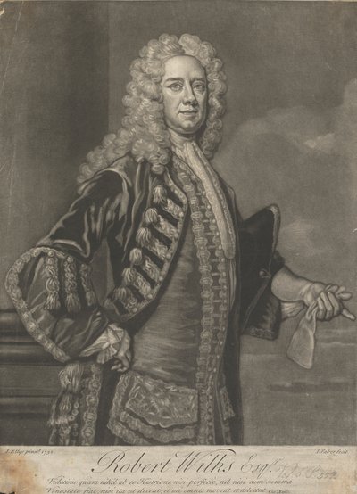 Robert Wilks Esq. da John Faber the younger