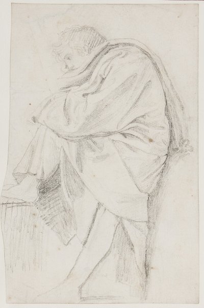 Uomo immerso nei pensieri, c.1790 da John Flaxman