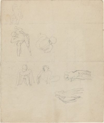 Foglio di studi di figure da John Flaxman