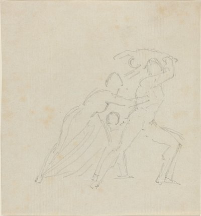 Studio per "La furia di Atamante" da John Flaxman