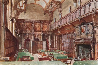 Sala elisabettiana nella Charterhouse da John Fulleylove