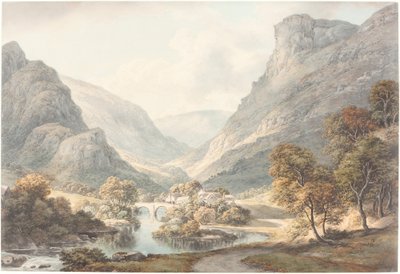 Una vista di Dovedale da John Glover