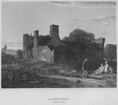 Yanwath Hall, Westmoreland, 1814 da John Greig