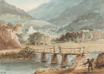 Vecchio Ponte del Mugnaio, 1843 da John Harden