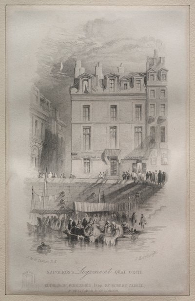 Alloggio di Napoleone, Quai Conti da John Horsburgh