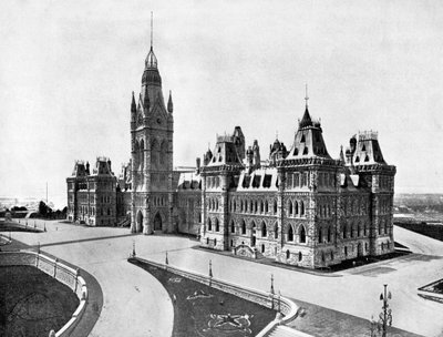 Parlamento, Ottawa, Canada, 1893 da John L. Stoddard