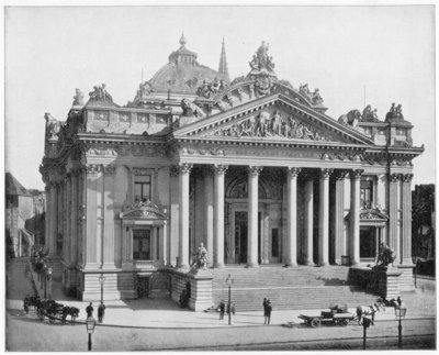 La Borsa, Bruxelles, fine XIX secolo da John L. Stoddard