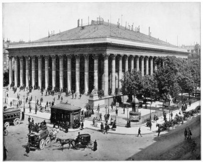 La Borsa, Parigi, fine XIX secolo da John L. Stoddard