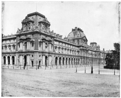 Il Louvre, Parigi, fine XIX secolo da John L. Stoddard