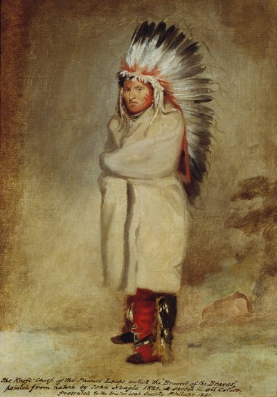 Capo Coltello dei Pawnee Loups, 1821 da John Neagle