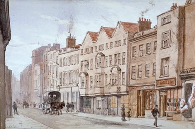 Fetter Lane, Città di Londra, c1875 da John Phillipps Emslie