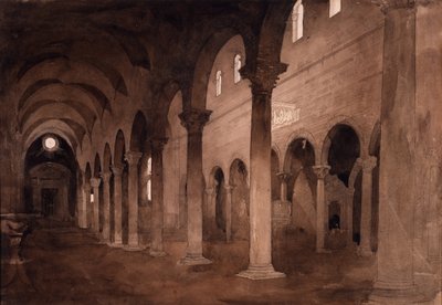 Interno di San Frediano, Lucca da John Ruskin