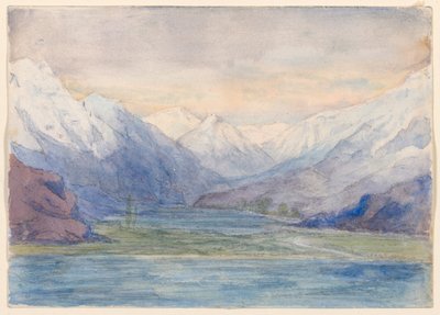 Paesaggio montano da John Ruskin