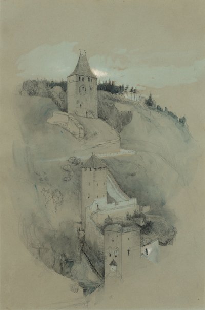 Le Torri di Friburgo, Svizzera da John Ruskin