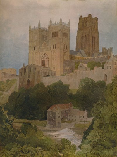 Cattedrale di Durham, 1923 da John Sell Cotman