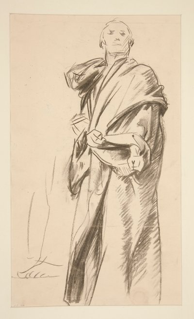 Figura drappeggiata in piedi da John Singer Sargent