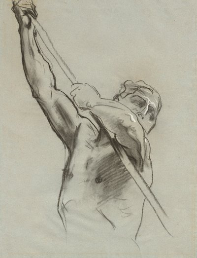 Torso maschile con palo da John Singer Sargent