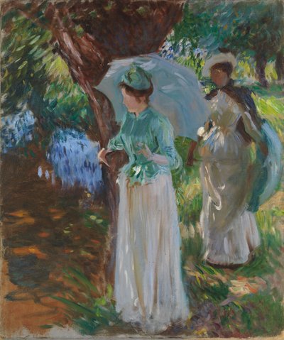 Due ragazze con parasoli, 1888 da John Singer Sargent