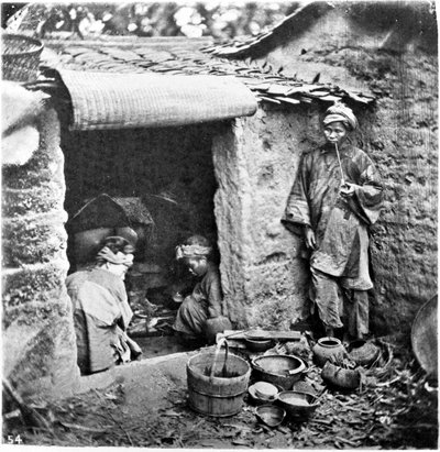 Cina, una semplice famiglia, c.1870 (foto) da John Thomson