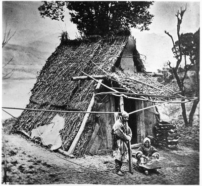 Capanna di montagna, Provincia di Huzeh, c.1867-72 da John Thomson